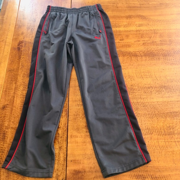 Puma Other - 🎯5/$20🎯Puma -Boys’ Grey & Red Athletic Pants - M
